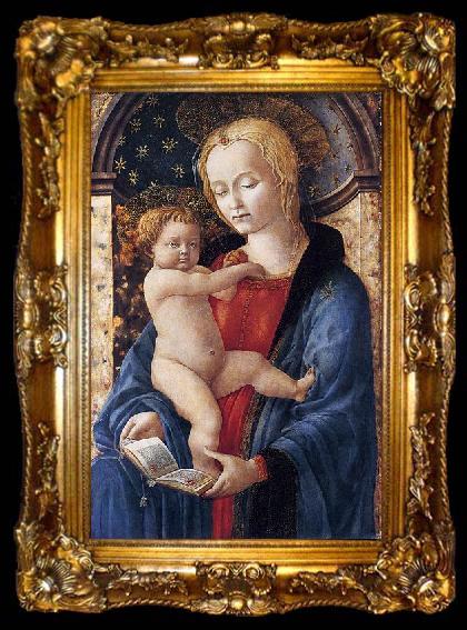 framed  Master of The Castello Nativity Madonna and Child, ta009-2